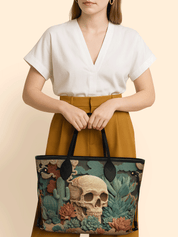 Sage Skull Classic Shopper Tote LB0XD013