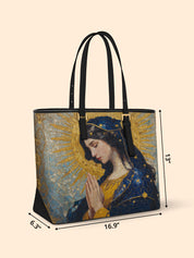 Our Lady of Guadalupe Sleek Leather Tote LB0HH017