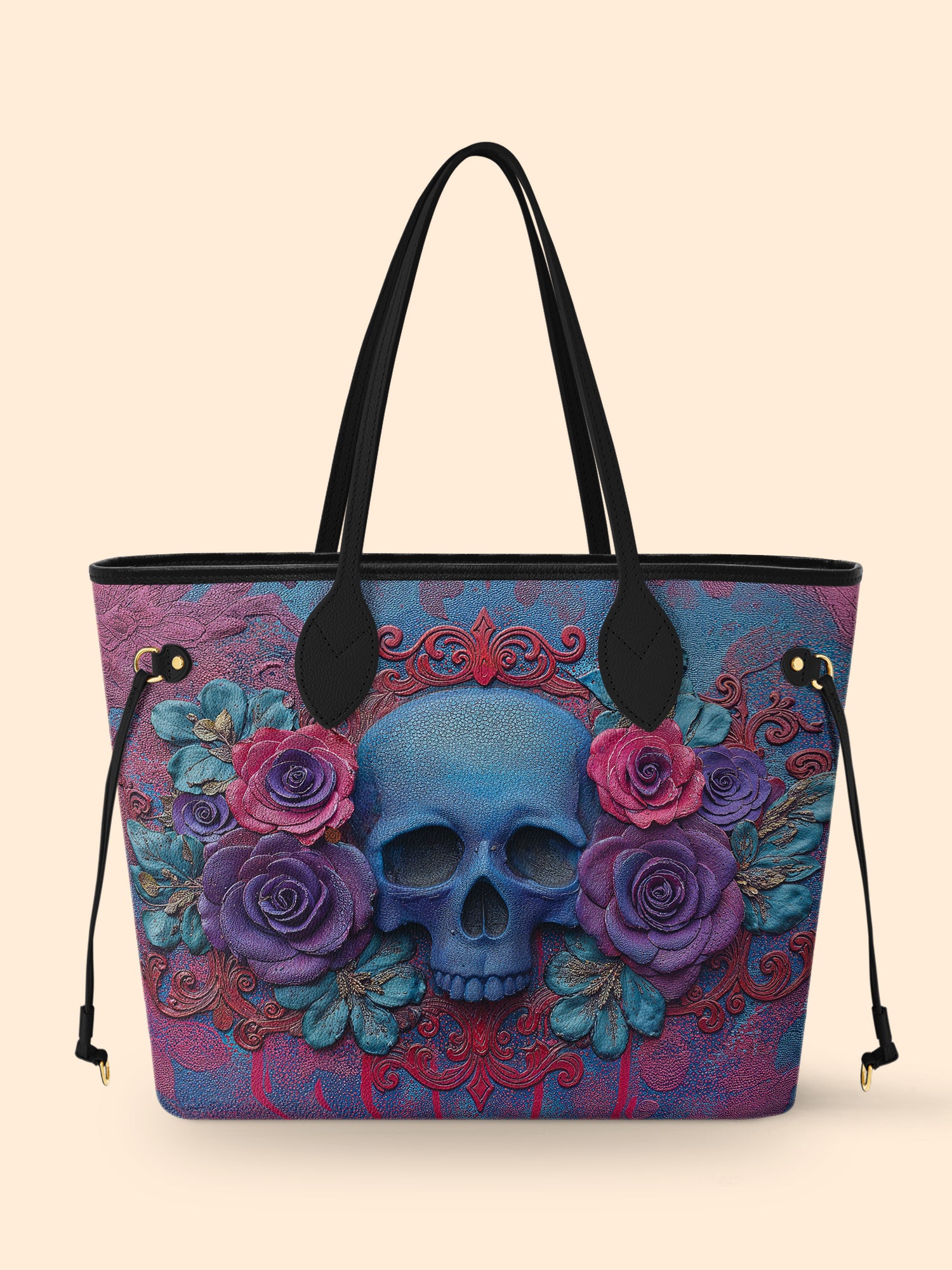 Crimson Flora Classic Shopper Tote LB0HH022
