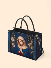 The Virgin in Prayer Premium Leather Handbag LB0HH016
