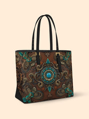Desert Jewel Sleek Leather Tote LB0XD001