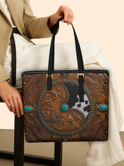 Sacred Saddle Sleek Leather Tote LB0XD003