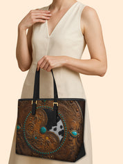 Sacred Saddle Sleek Leather Tote LB0XD003