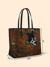 Sacred Saddle Sleek Leather Tote LB0XD003