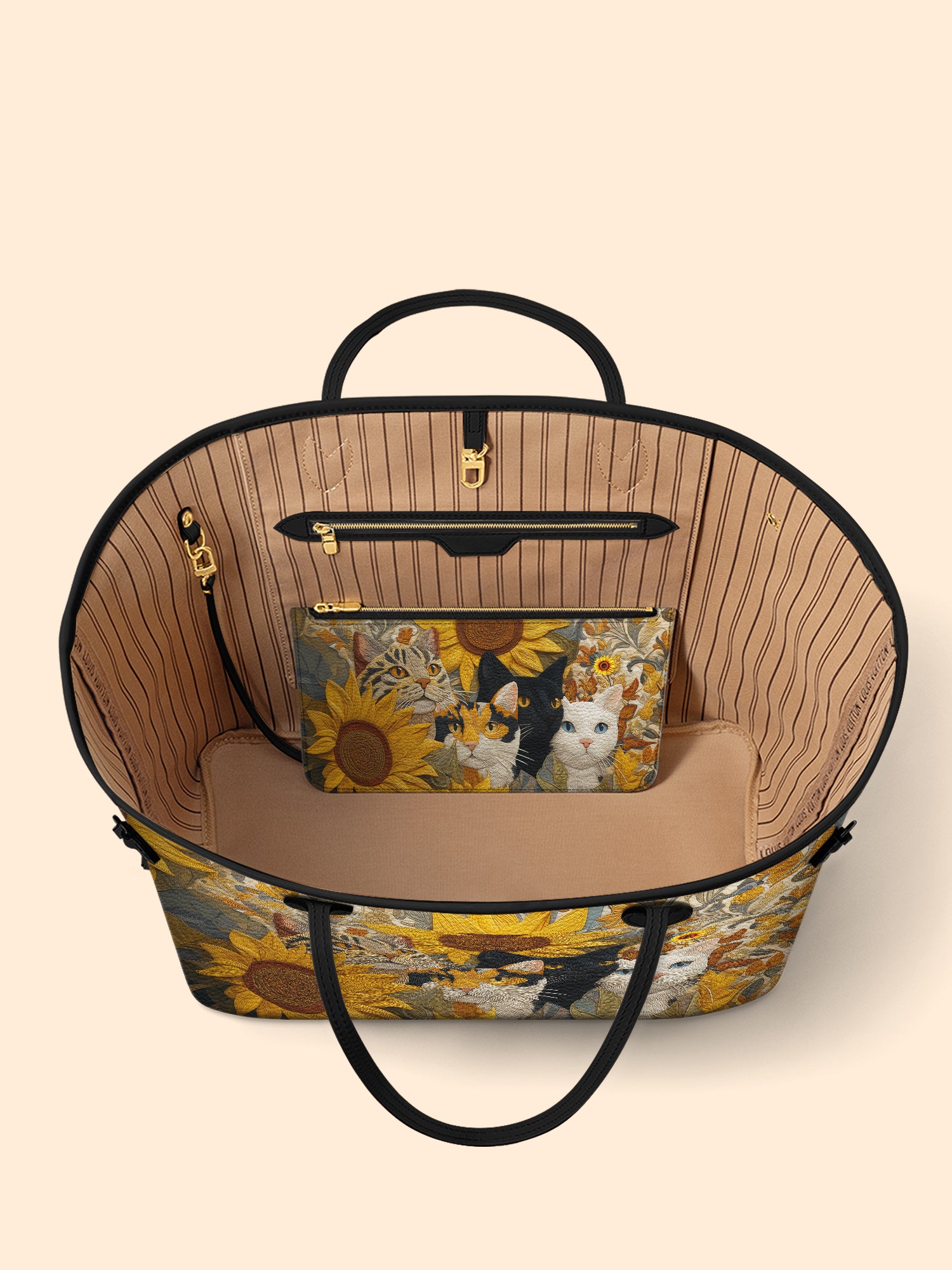 Meow Rushmore of Sunflower Cats Classic Shopper Tote LB0HH001