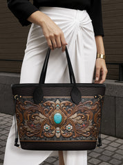 Azura Crest Classic Shopper Tote LB0XD015