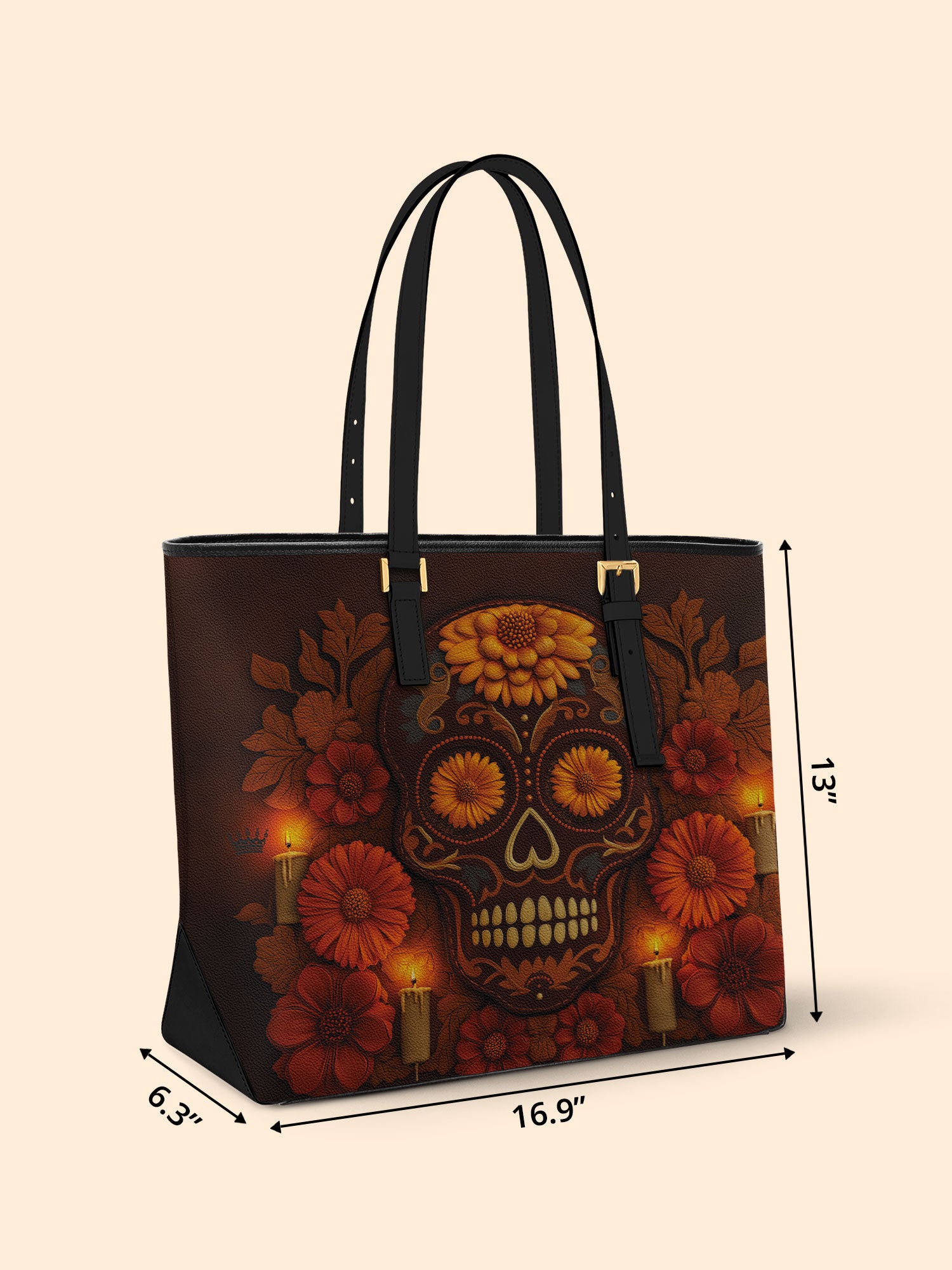 Sacred Wick Sleek Leather Tote LB0TD014