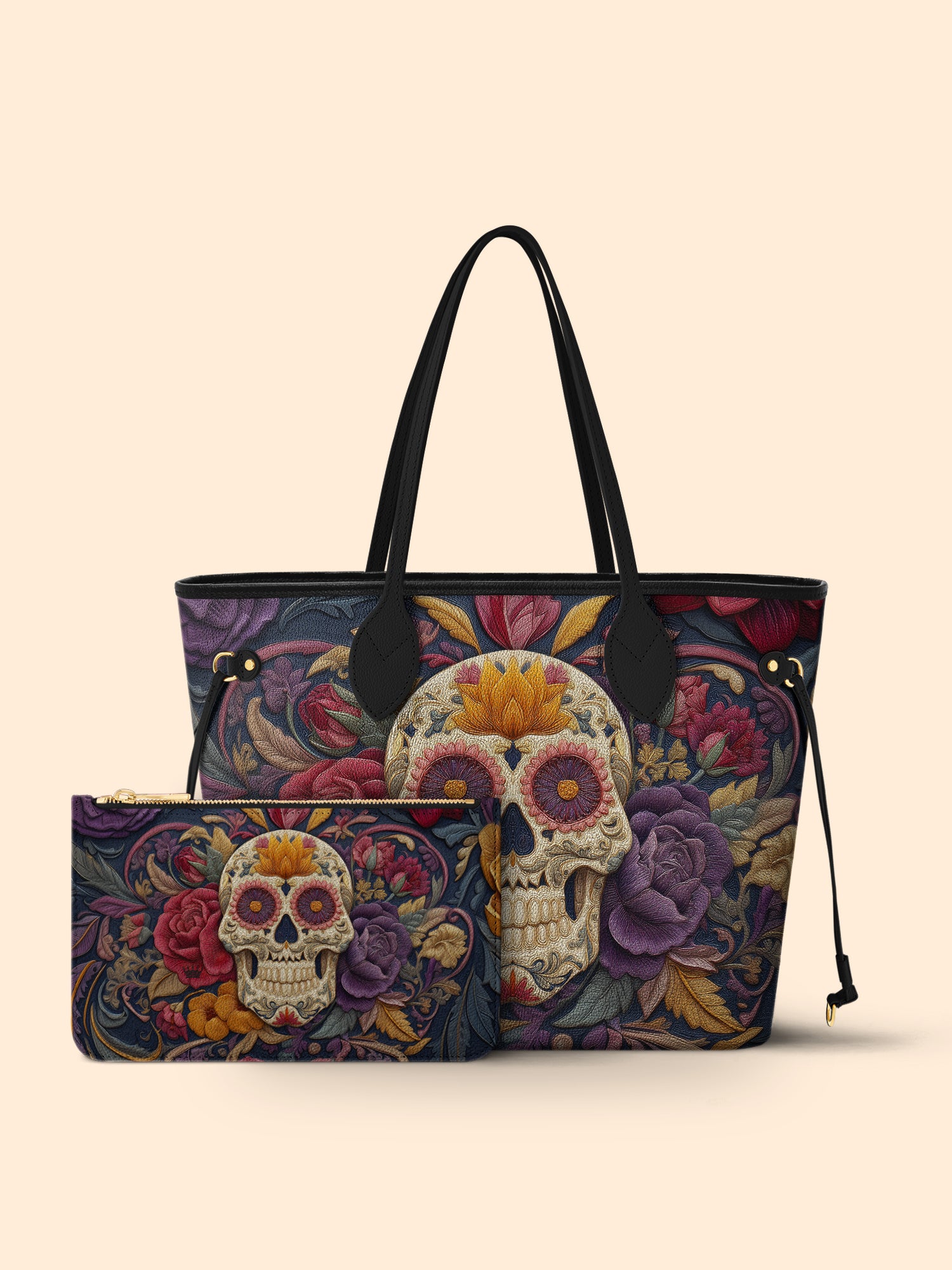 Flor de Muerte Classic Shopper Tote LB0HH026
