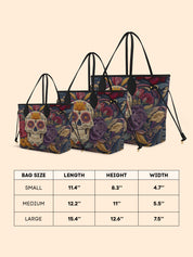 Flor de Muerte Classic Shopper Tote LB0HH026