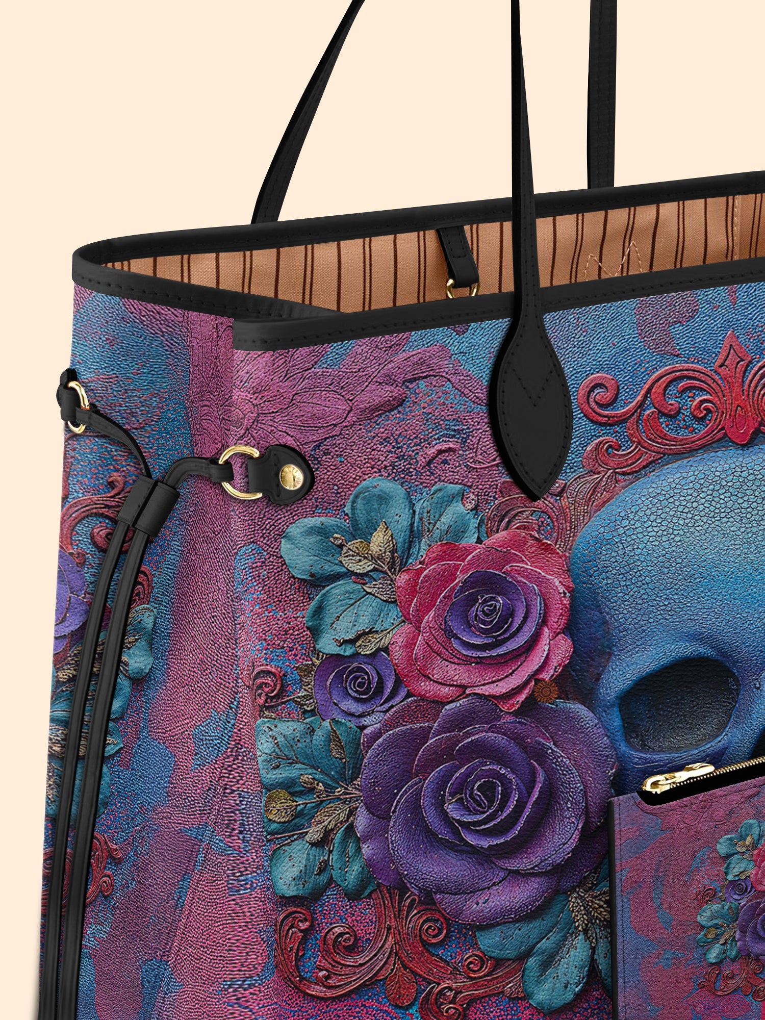 Crimson Flora Classic Shopper Tote LB0HH022