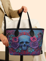 Crimson Flora Classic Shopper Tote LB0HH022