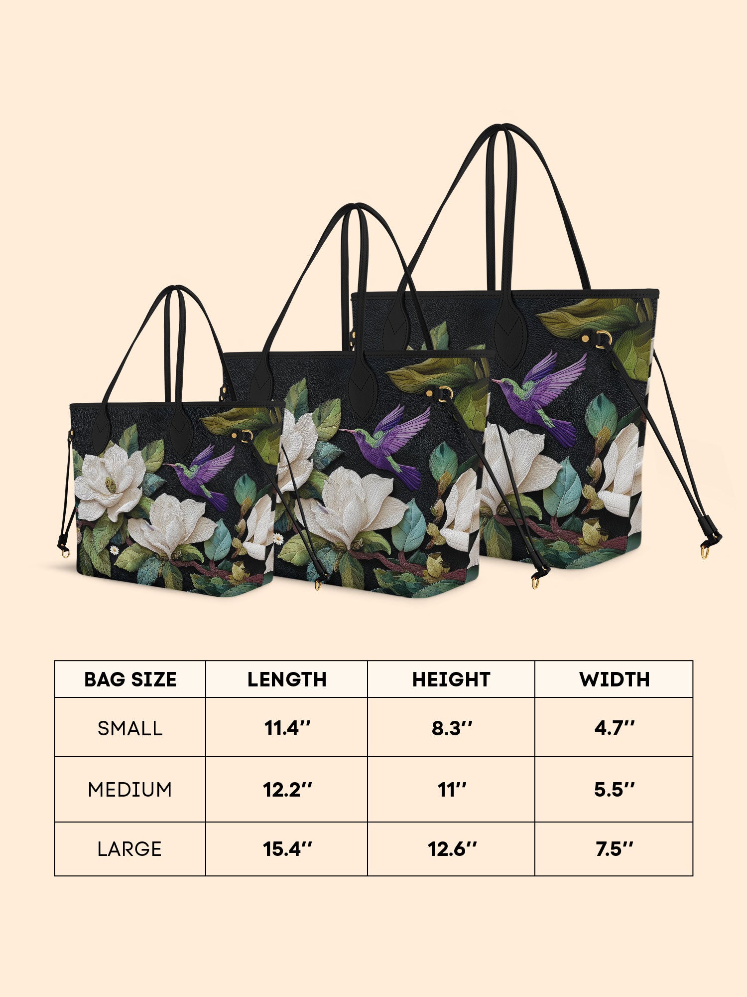 Magnolia Bloom Classic Shopper Tote LB0TH001