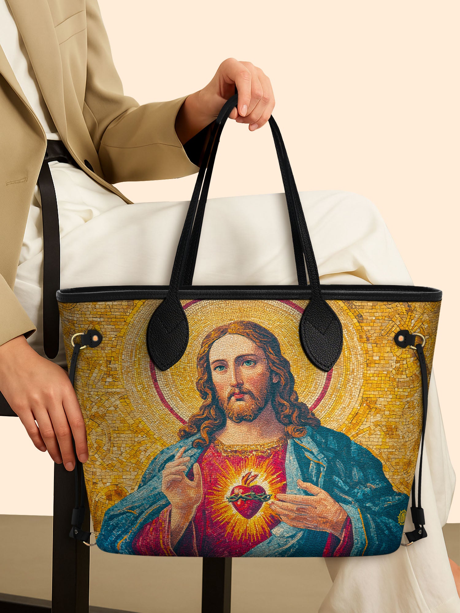 Sacred Heart of Jesus Classic Shopper Tote LB0HH011