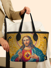 Sacred Heart of Jesus Classic Shopper Tote LB0HH011