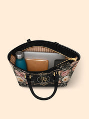 Miraculous Medal Sleek Leather Tote LB0HH013